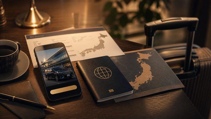 Traveler preparing a Japan arrival support request
