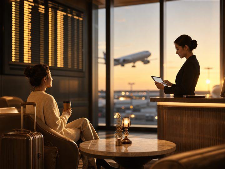 Flight delay support at a Japan airport